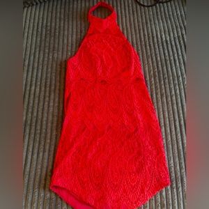 Beautiful red cocktail dress